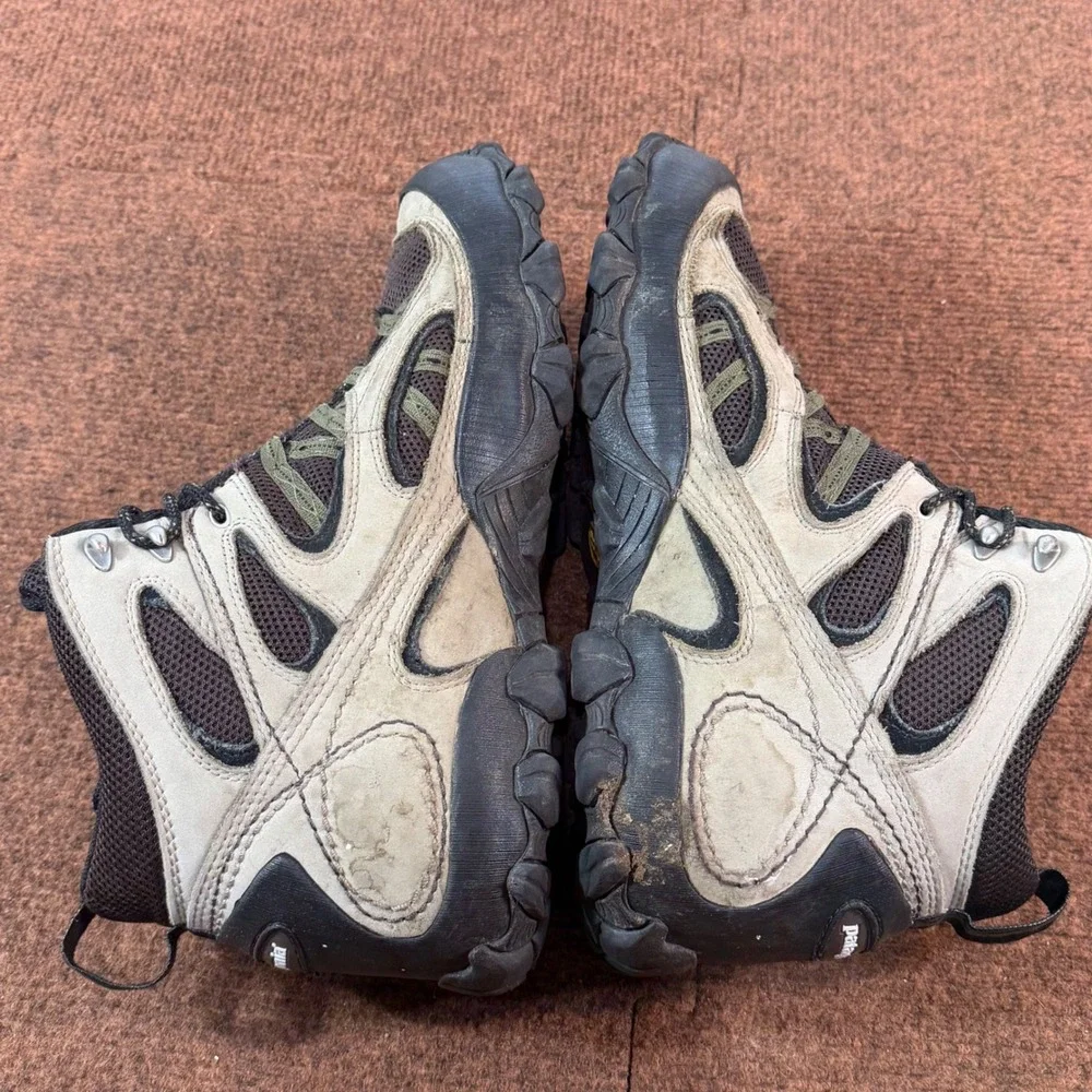 Patagonia Bungee Cord Waterproof Hiking Boots Mens 10 Vibram Tan Black T81027 B+
